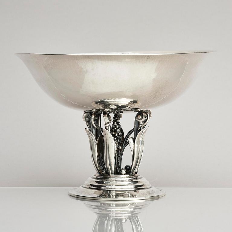 Georg Jensen, skål, silver, design Johan Rohde, Köpenhamn 1919-1927.