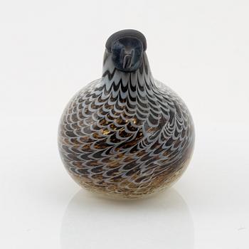 Oiva Toikka, glasfågel, Nuutajärvi, Notsjö, numrerad 658/3000, signerad.