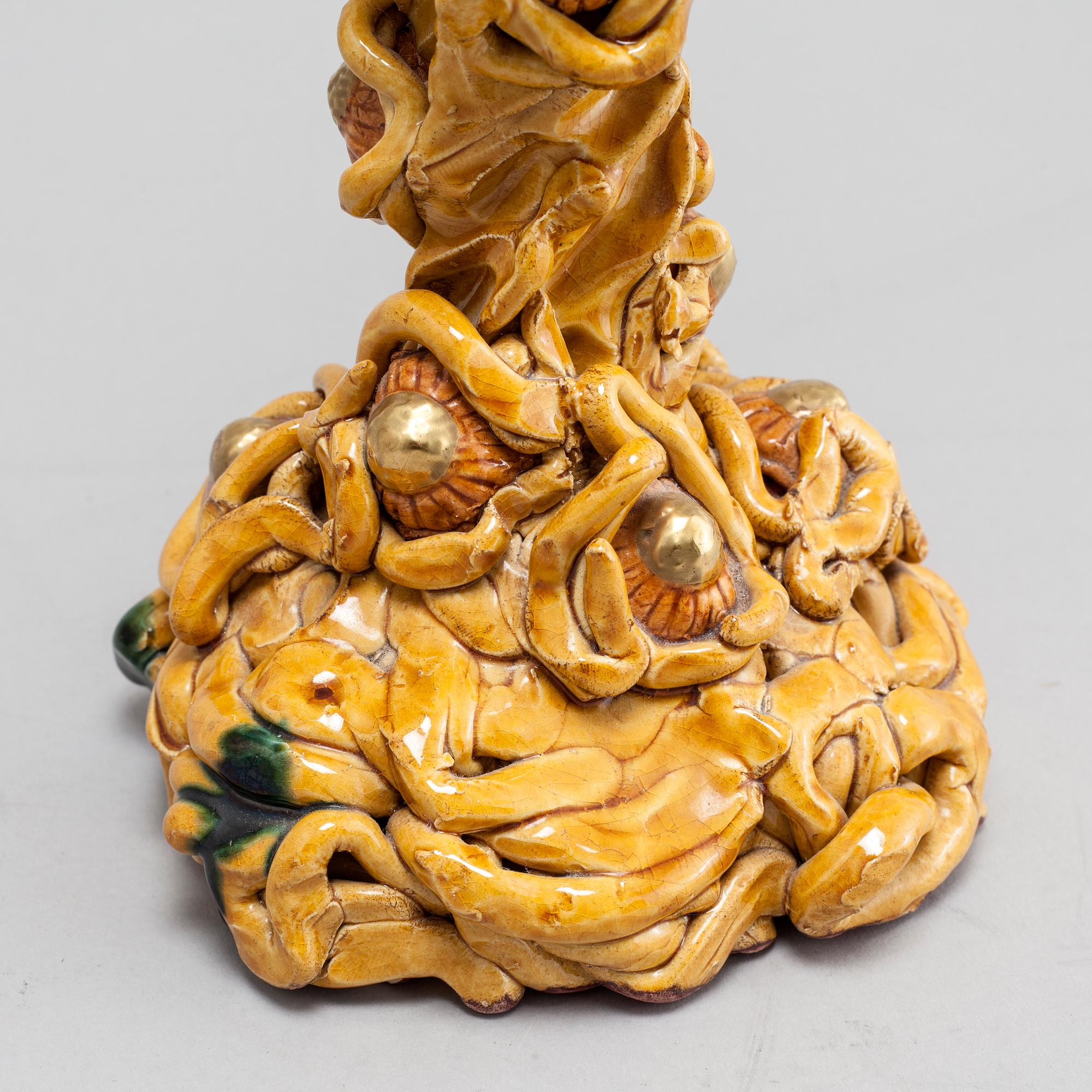 TINA REUTERBERG, skulptur, keramik, signerad.