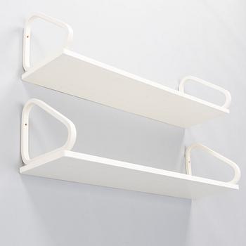 ALVAR AALTO, Two late 20th century shelves for Artek.