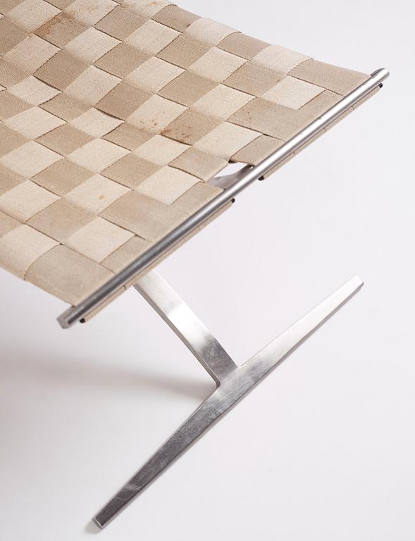 Preben Fabricius & Jørgen Kastholm, taburett, modell "4391", Bo-Ex, Danmark, tidigt 1960-tal.