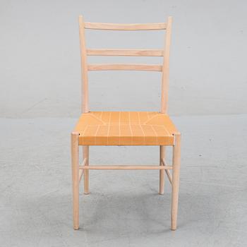 Yngve Ekström, a beech and leather 'Gracell' chair, Gemla, Diö.