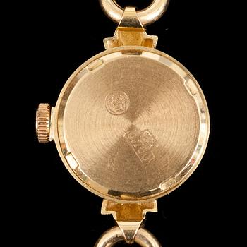 ARMBANDSUR, för dam. 18k guld, Alltime. Tot 24gr.