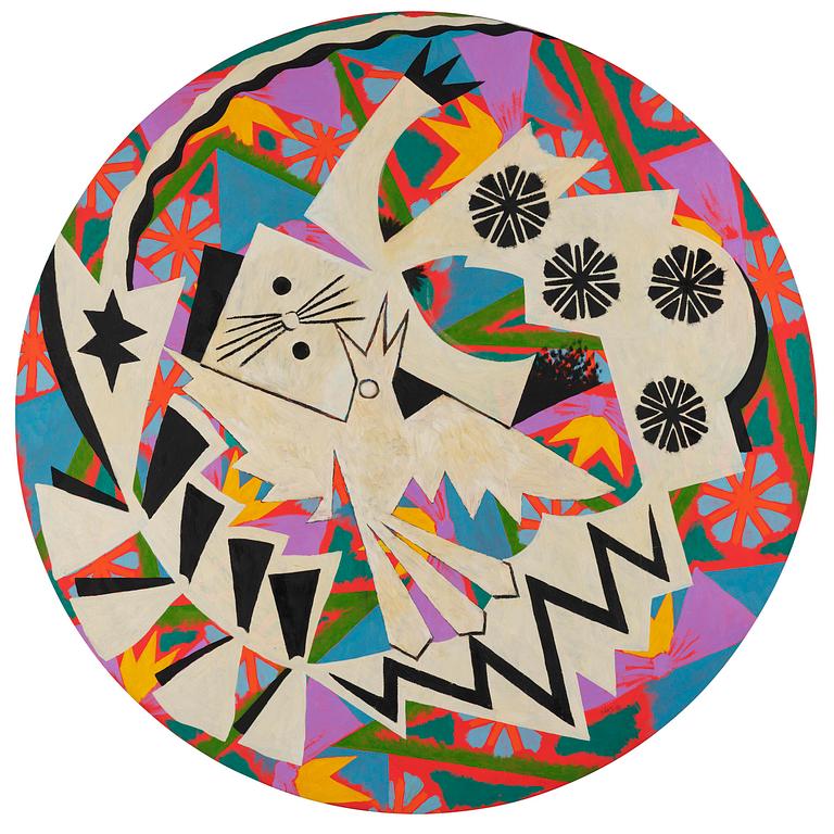 Olle Kåks, 'Spiral – Cat and Bird'.
