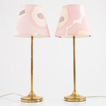 A pair of table lamps, second half of the 20th century.