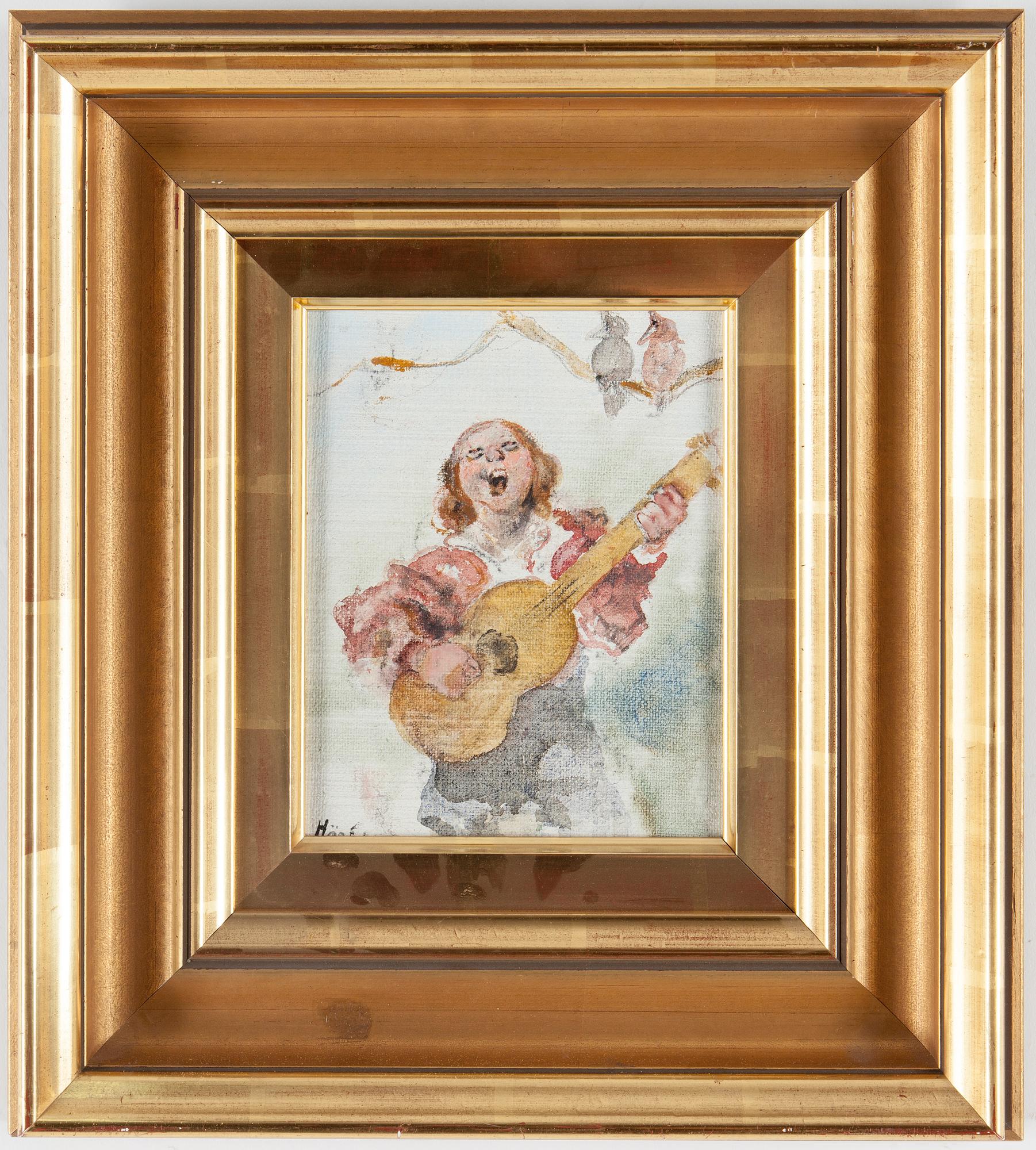 ROBERT HÖGFELDT, olja duk, signerad.