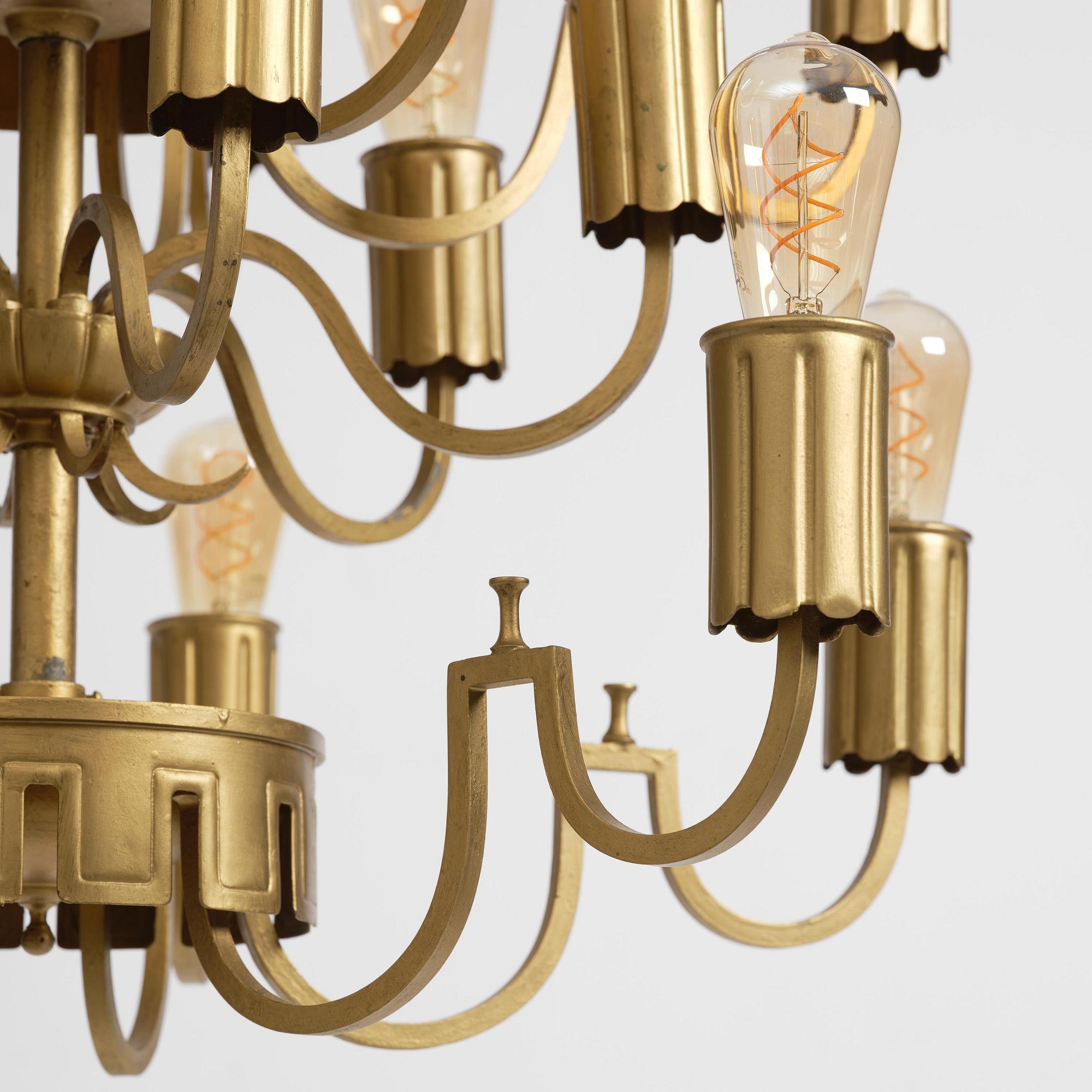 Swedish Grace, an imposing chandelier, 1920s-30s.