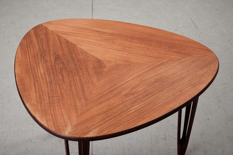 SOFFBORD, teak. 1950/60-tal.