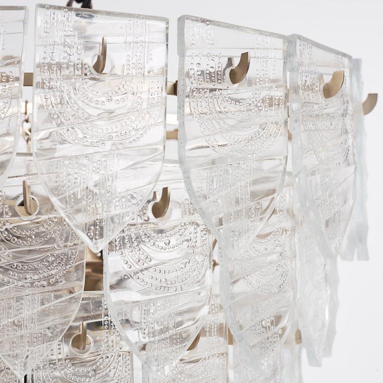 Gunnar Cyrén, ljuskrona, prototyp, Orrefors, 1960-tal.