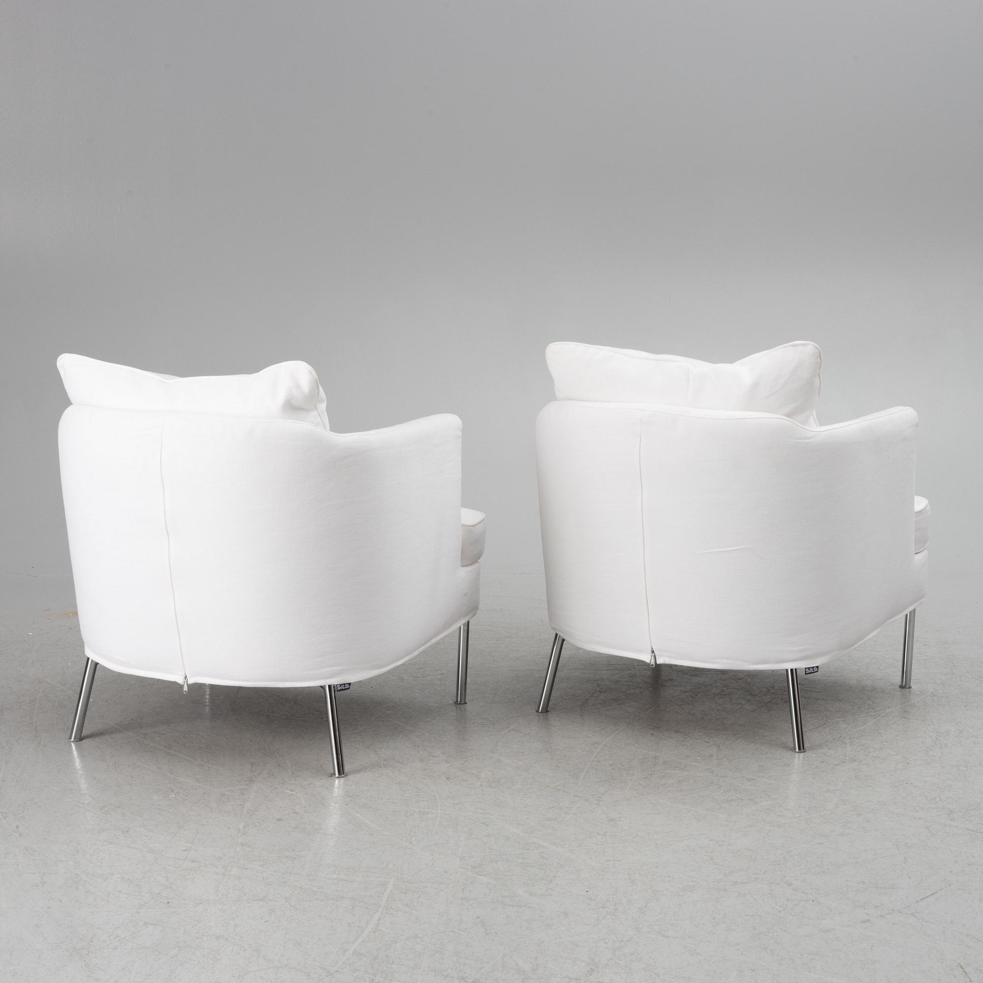 Armchairs, a pair, "Julia", Sits, contemporary.