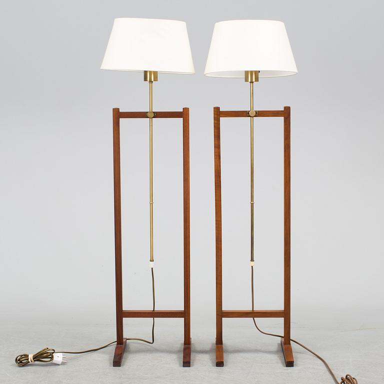 A pair of Josef Frank model 2548 standard lamps for Svenskt Tenn.