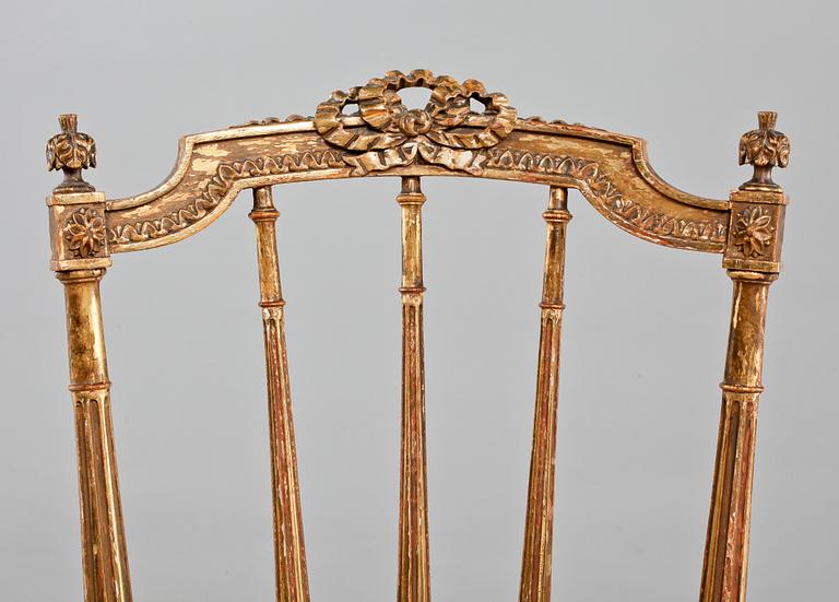STOLAR, ett par, Louis XVI-stil, omkring 1900.