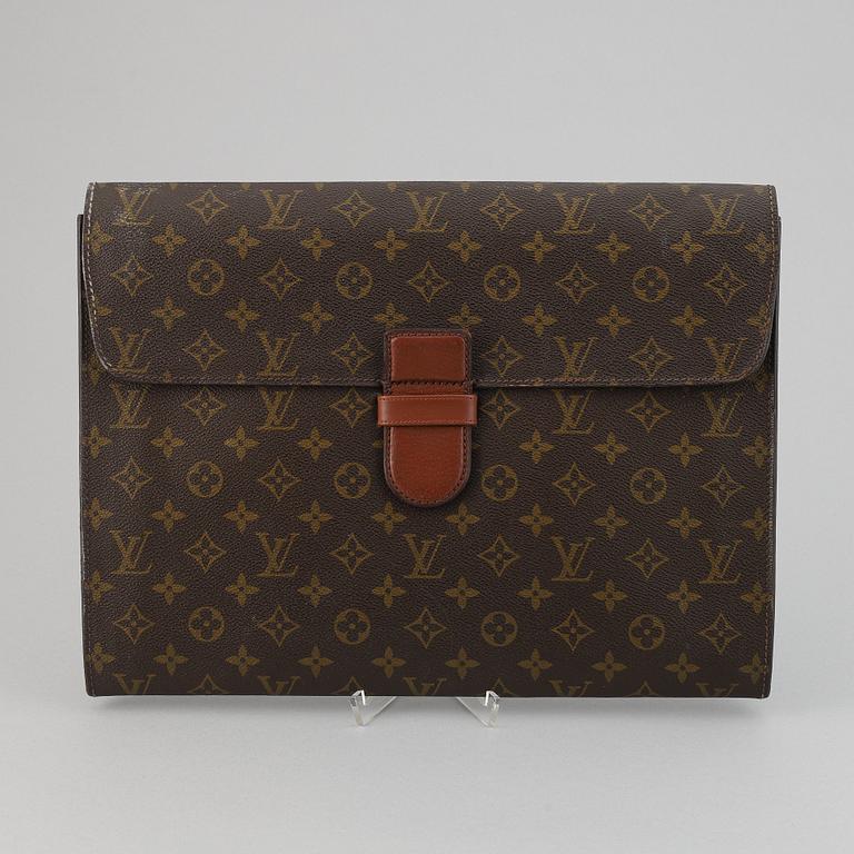 Louis Vuitton, a monogram canvas 'Documents' briefcase.