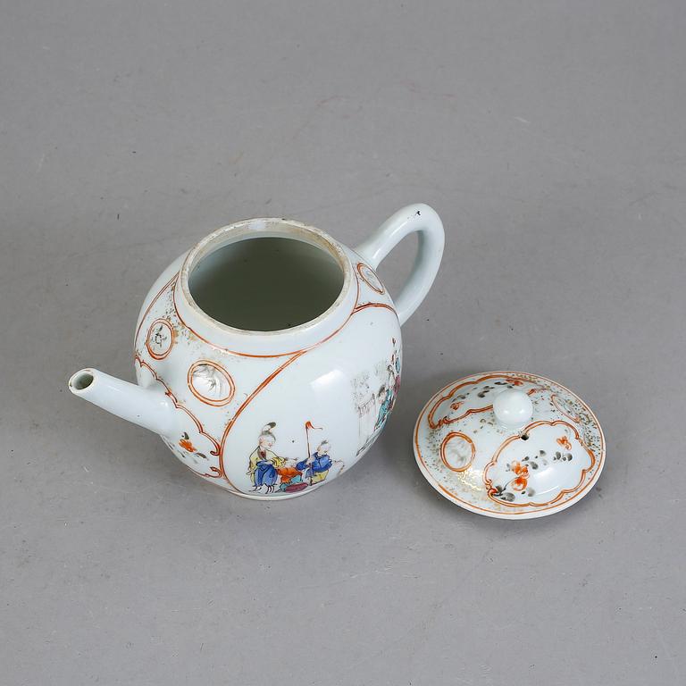 TEKANNA, porslin, Kina, 17/1800-tal.