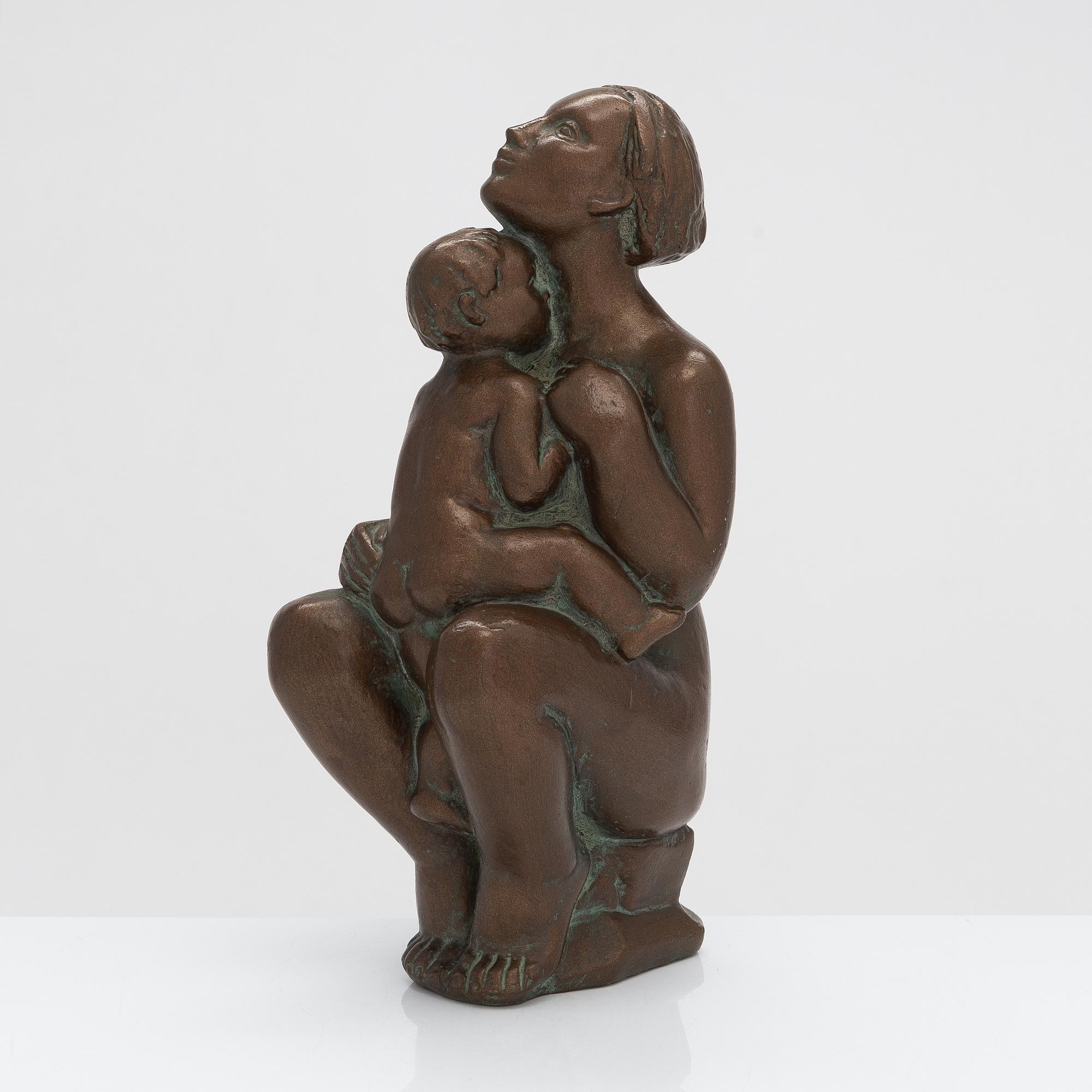 Eino Räsänen, a plaster sculpture, signed.