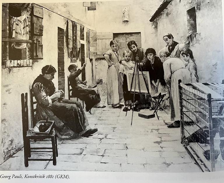 Georg Pauli, Flicka på Capri.