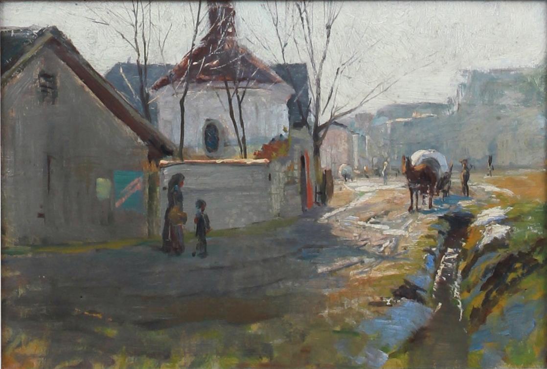 ERIK SÄÄF, tillskriven, olja på pannå, intygad a tergo.