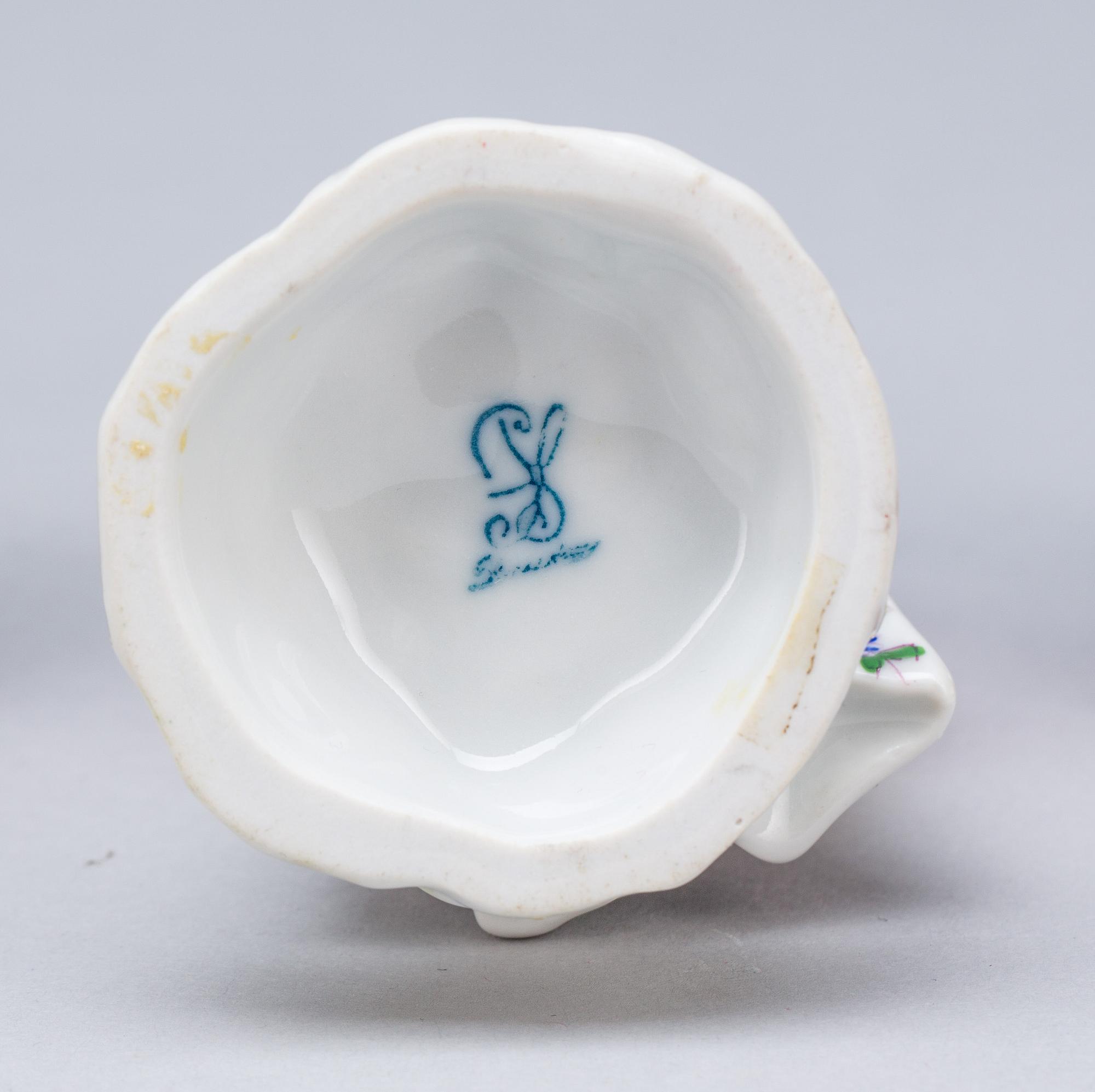 FIGURINER, 6 st. Porslin, diverse tillverkning bl.a Meissen 1900-tal.