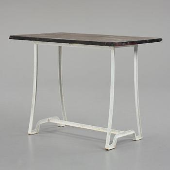 Carl Hörvik, trädgårdsmöbel, bord med 4 stolar för Stadshotellet Båstad eller Lindgården, Stockholm ca 1927-29.
