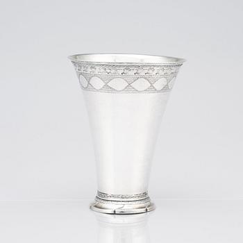 Johan Martin Loëll, bägare, silver, Falun 1794.