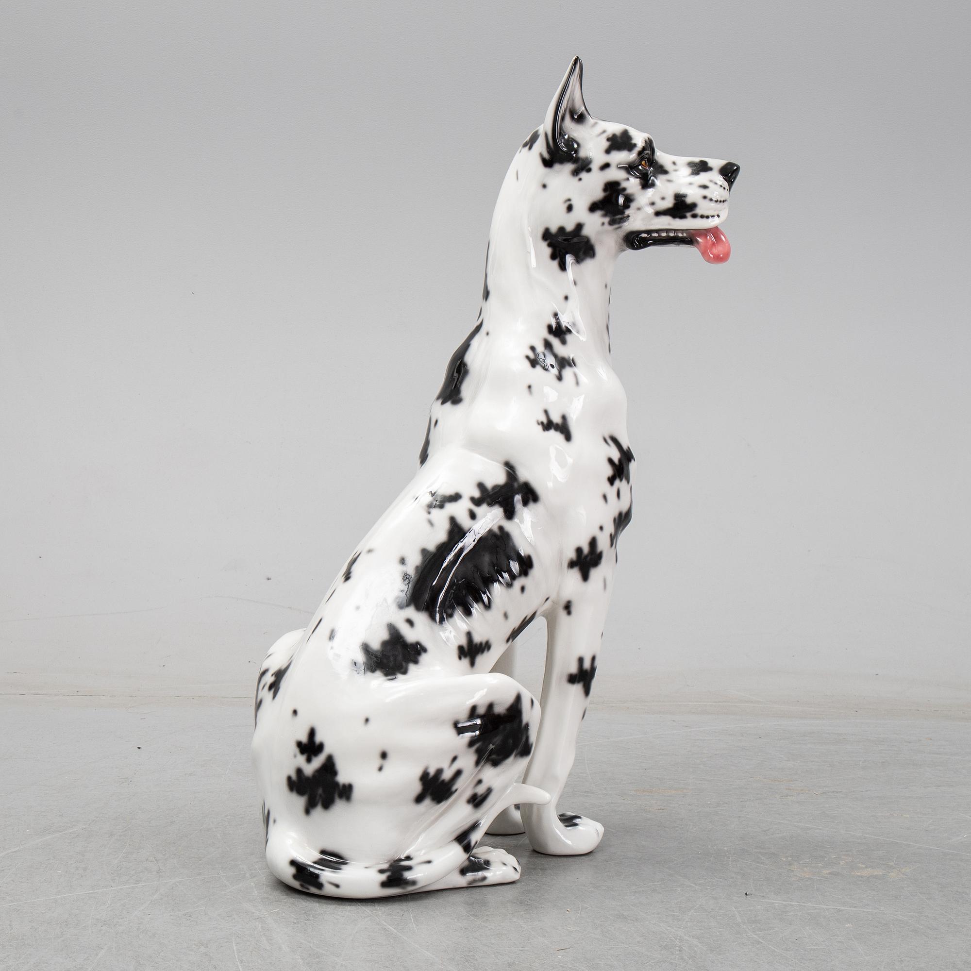 A dog sculpture, Italy, late 20th Century.