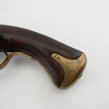 Flintlock pistol, Swedish, m/1816 for the Skåne Carabiniers.