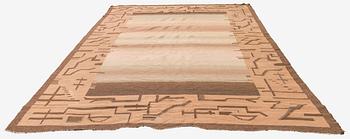 karvalankamatto, Aaltosen Mattokutomo, Kiikka 1930-luku. Noin 360 x 250 cm.