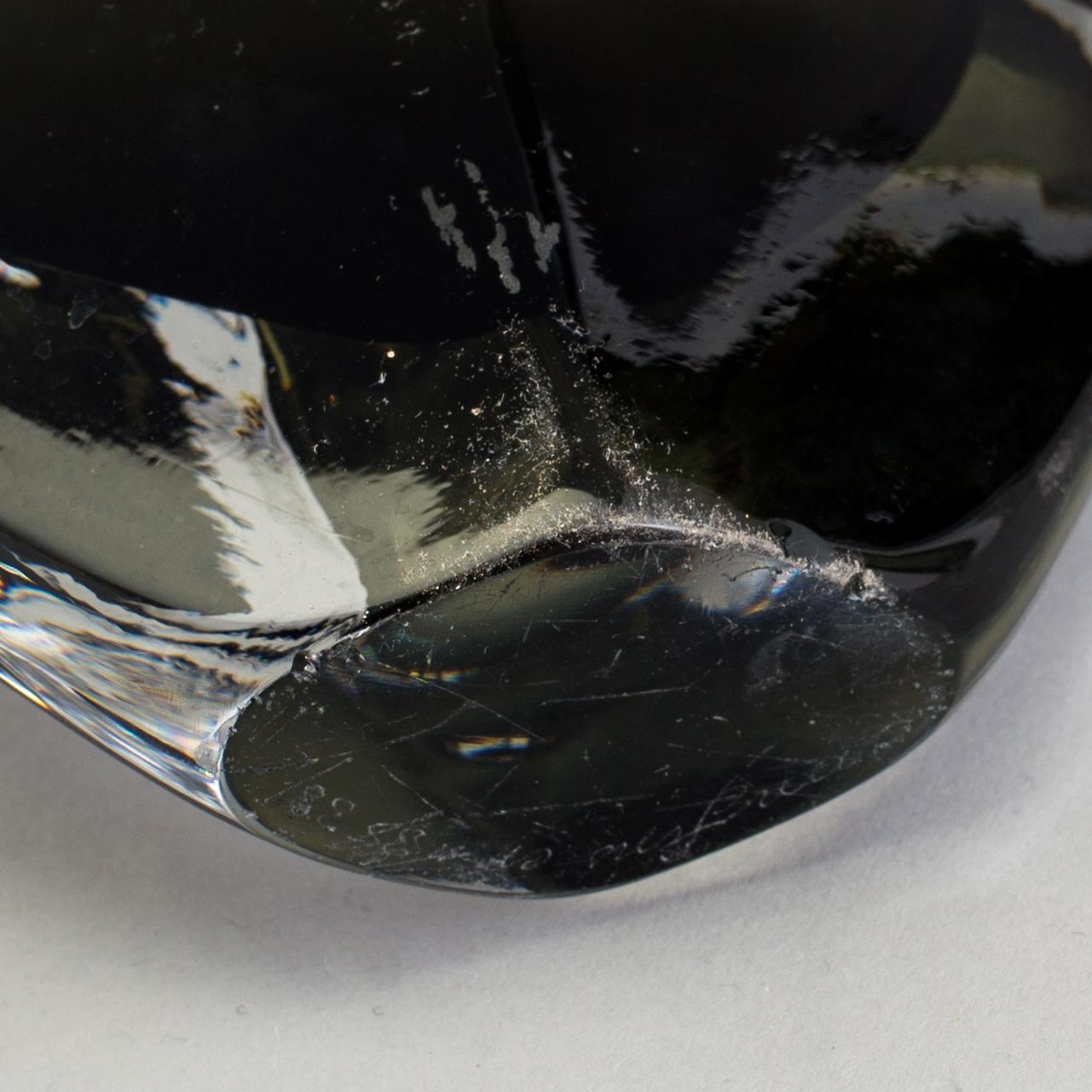 NILS LANDBERG, vaser, 5 st, Orrefors, signerade, 1900-talets mitt.