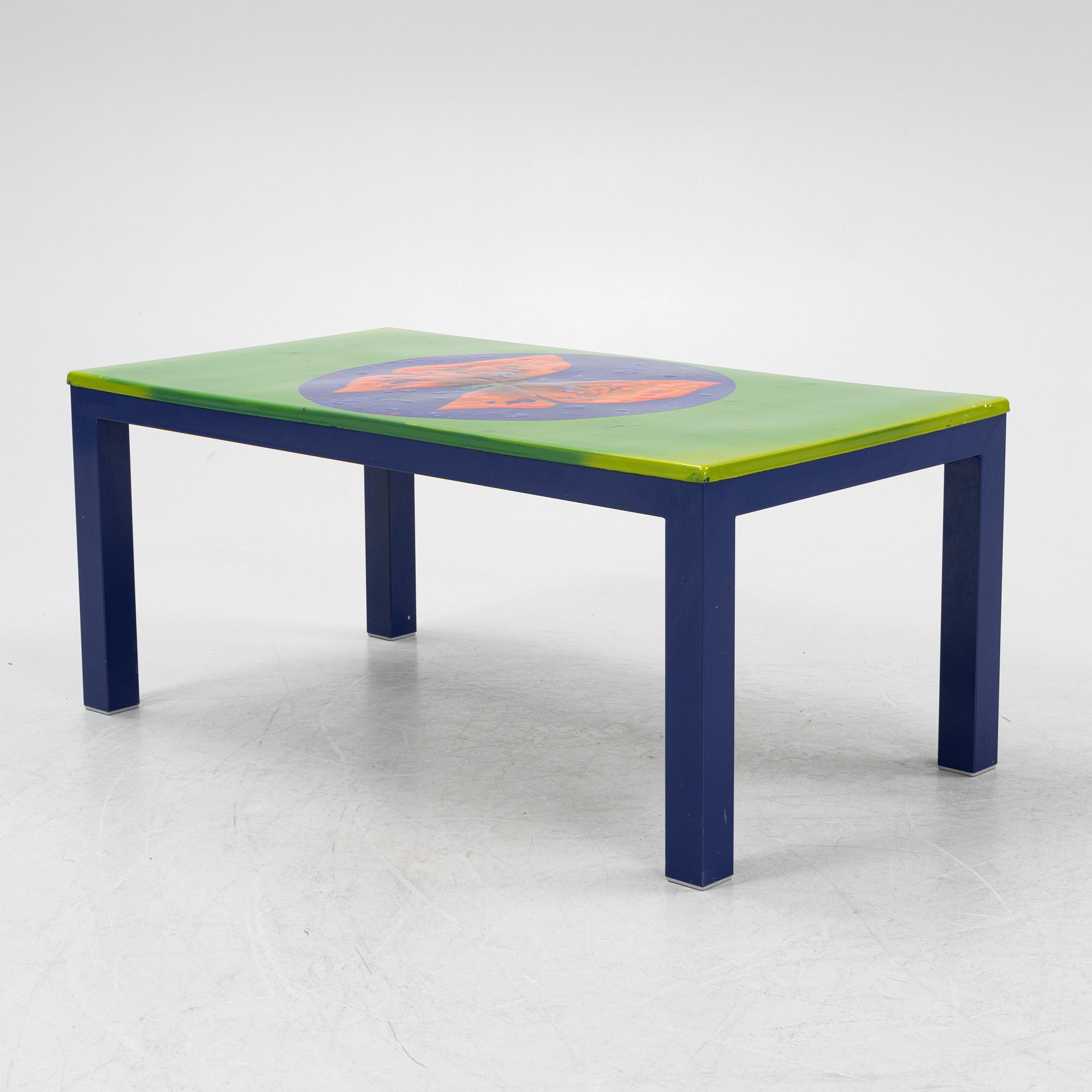 Alf Olsson, bord, emalj, 1972.