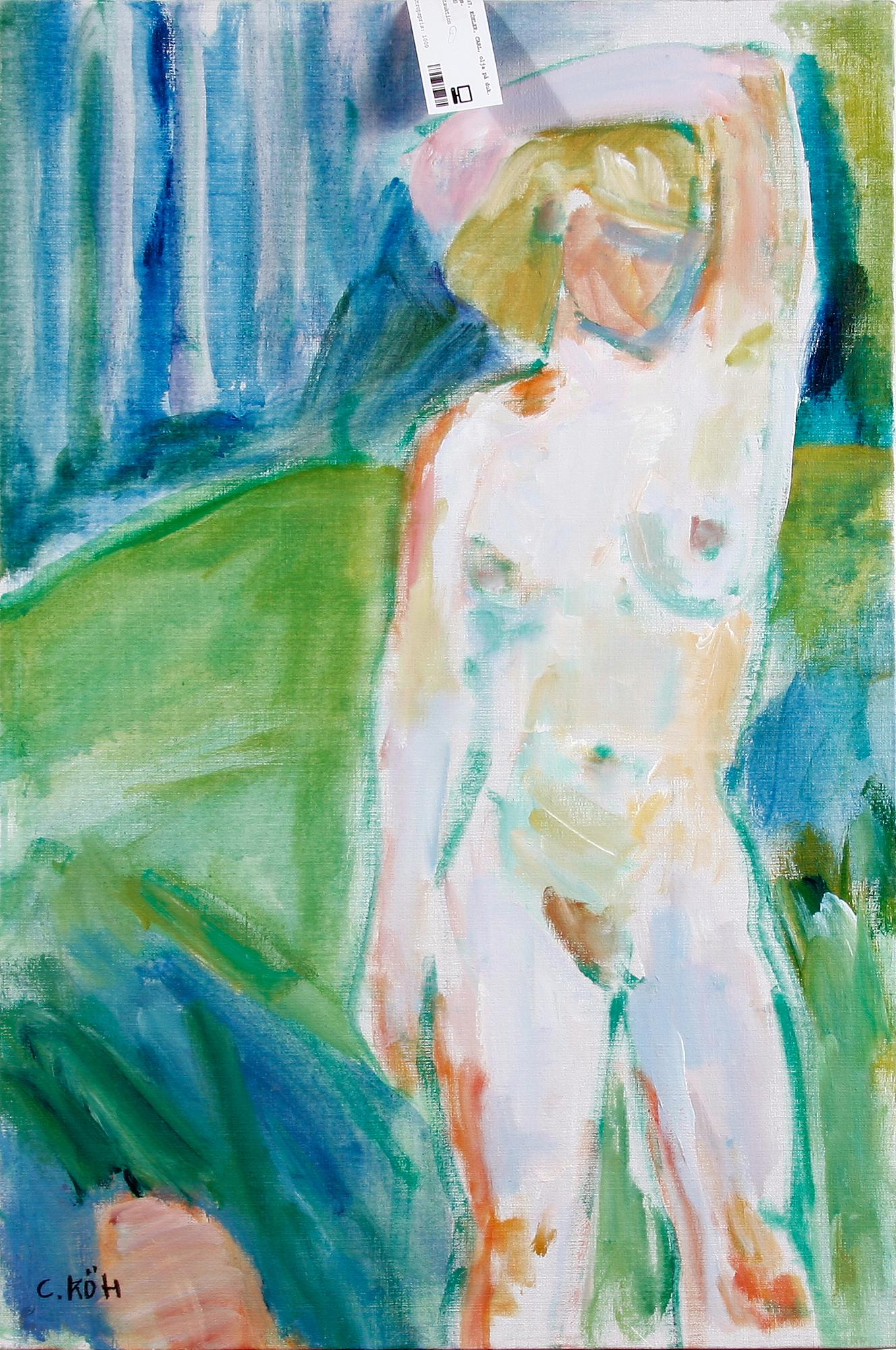 KÖHLER, CARL, olja på duk. Sign.