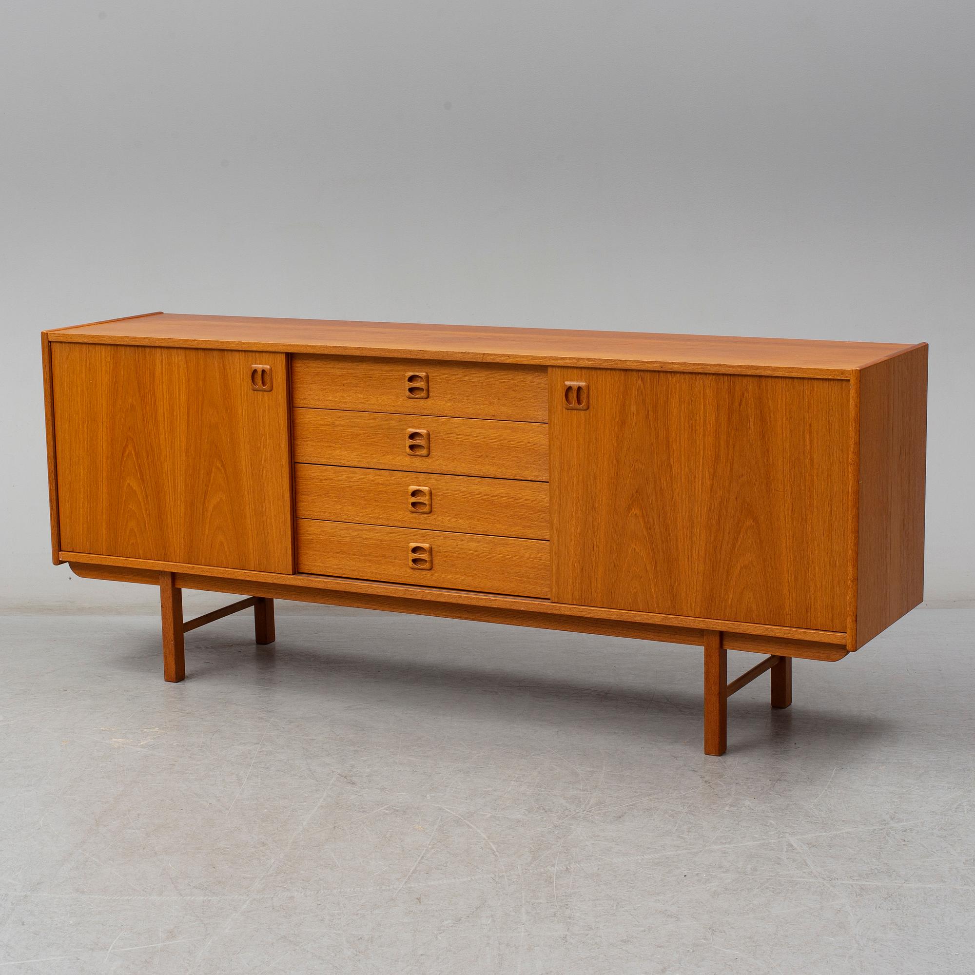 A mid 20th century teak sideboard.