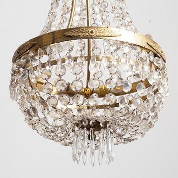 Ljuskrona/takkrona, empirestil, 1900-tal.