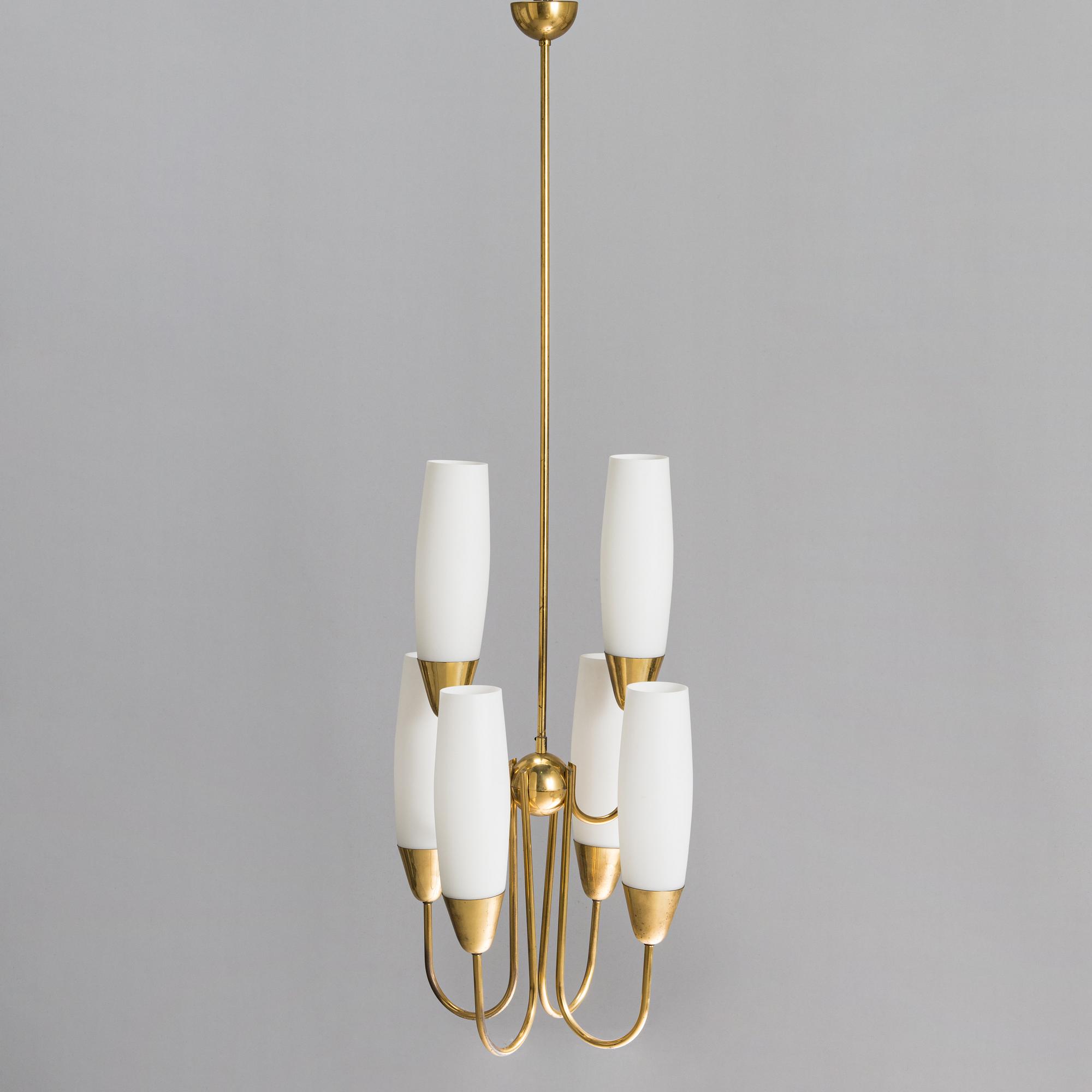 An early 1960's 'ER98/6' chandelier for Itsu.