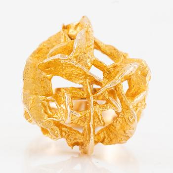 Lapponia ring 14K gold, design Björn Weckström.