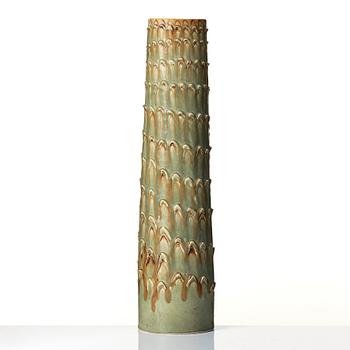 Carl-Harry Stålhane, a unique stoneware floor vase, Rörstrand 1949.