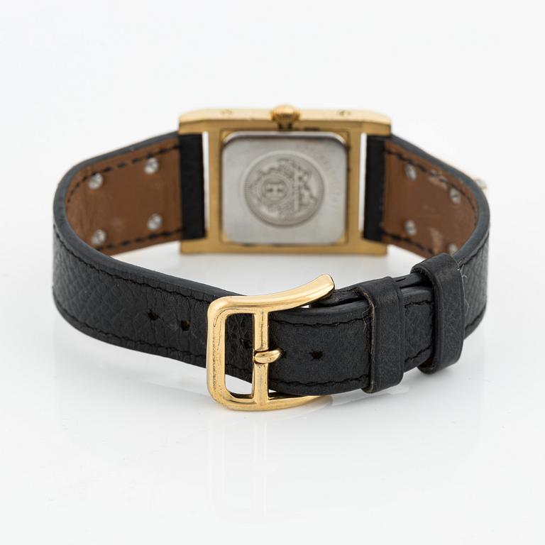 Hermès, Paris, Medor, wristwatch, 23 x 23 (32) mm.