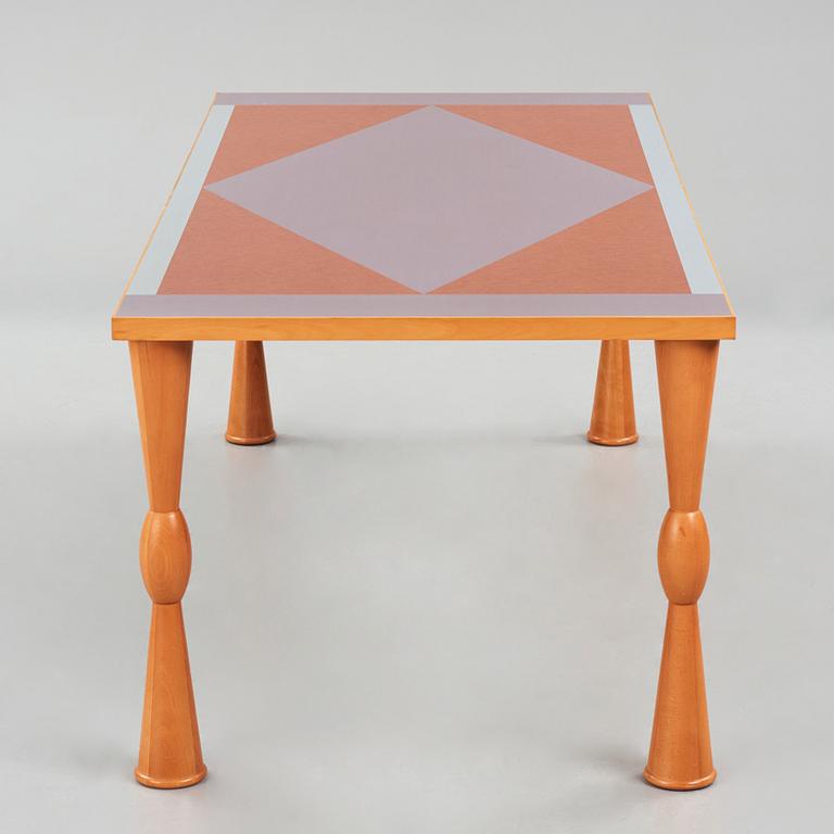 Ettore Sottsass, a "Filicudi" table, Zanotta, Italy, post 1992.