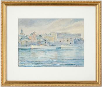 Mikael von Essen · MIKAEL VON ESSEN, akvarell, signerad och daterad 1934.