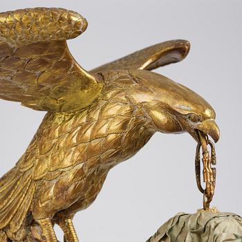 A pair of Art Deco chinoiserie floor lamps, 1920's.