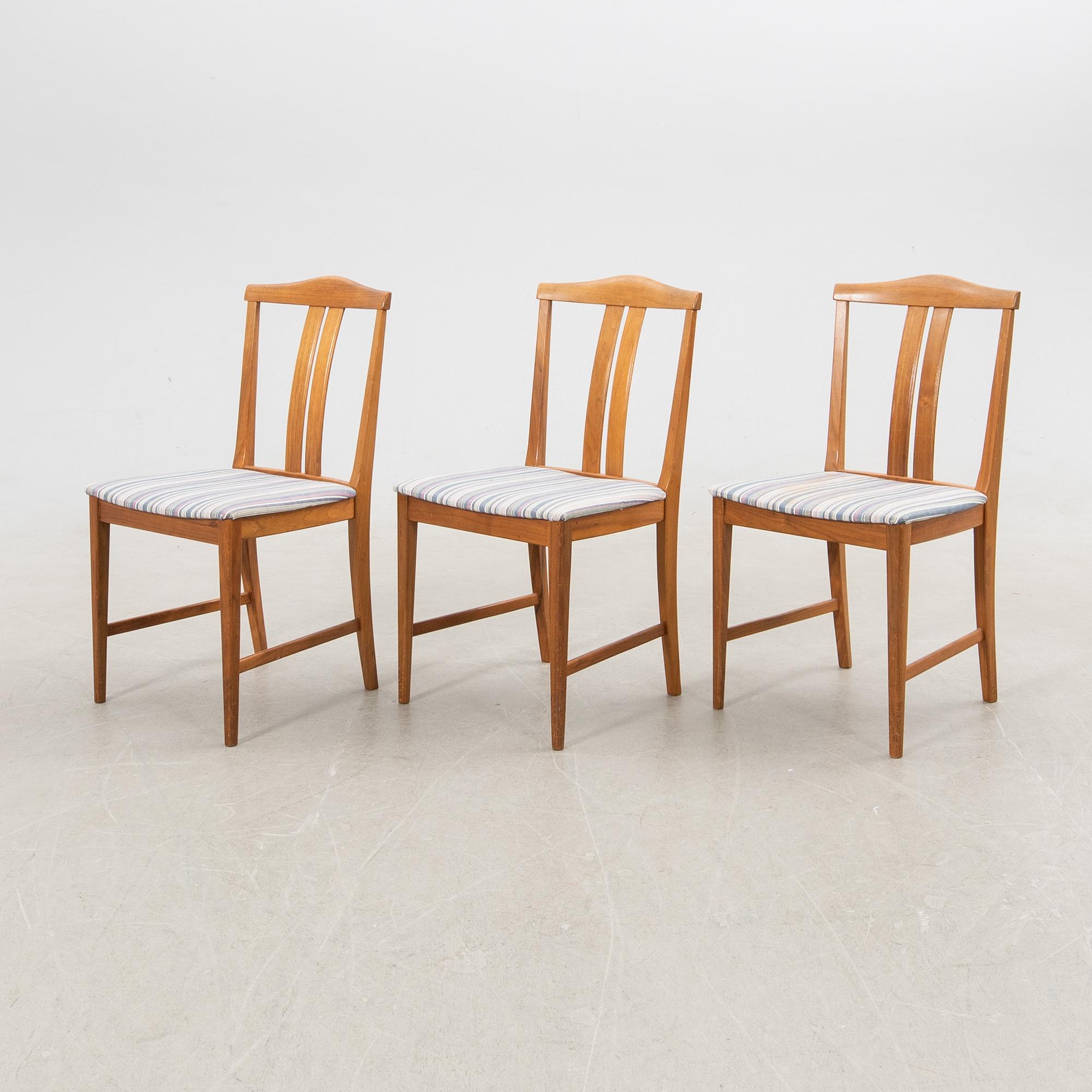 Chairs, 6 pcs, mid-20th century.