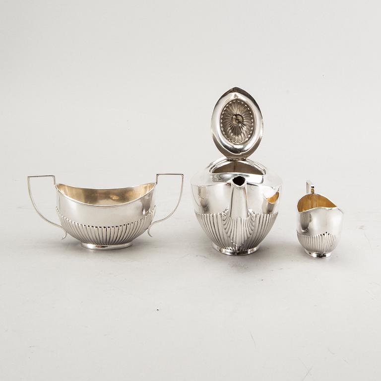 Teservis 3 dlr silver Österrike/Ungern 1870-tal.