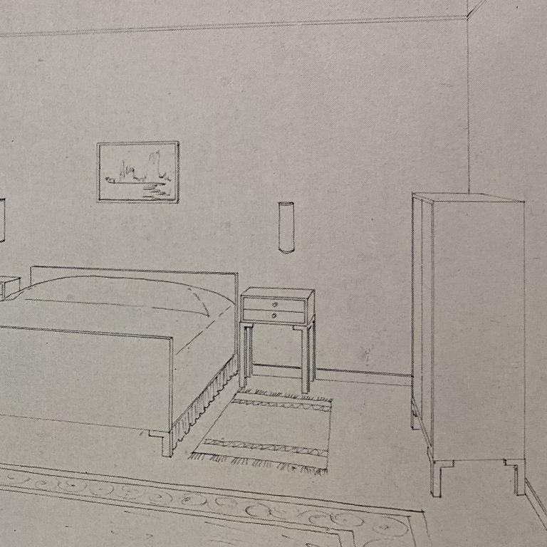 Axel Einar Hjorth, a 'Sibylla' bedside table, Nordiska Kompaniet, 1936.