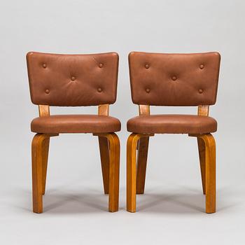 Alvar Aalto, ten 1950's '62' chairs, O.Y. Huonekalu- ja Rakennustyötehdas A.B., Finland.