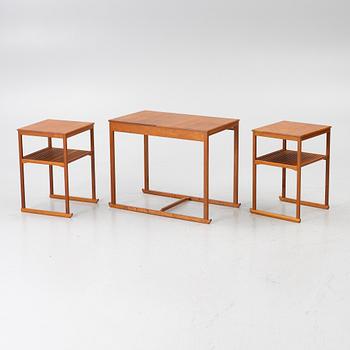 Carl Malmsten, Satsbord, 3 delar, "Släden", Åfors Möbelfabriks AB, 1900-talets andra hälft.