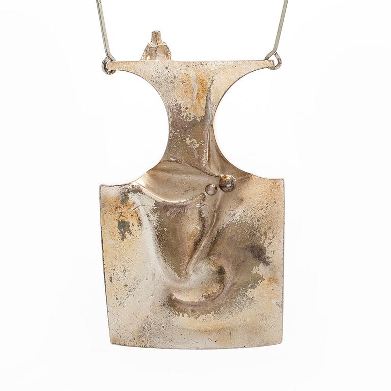 Björn Weckström, halsband "Barbarella", sterling silver, Lapponia 1972.