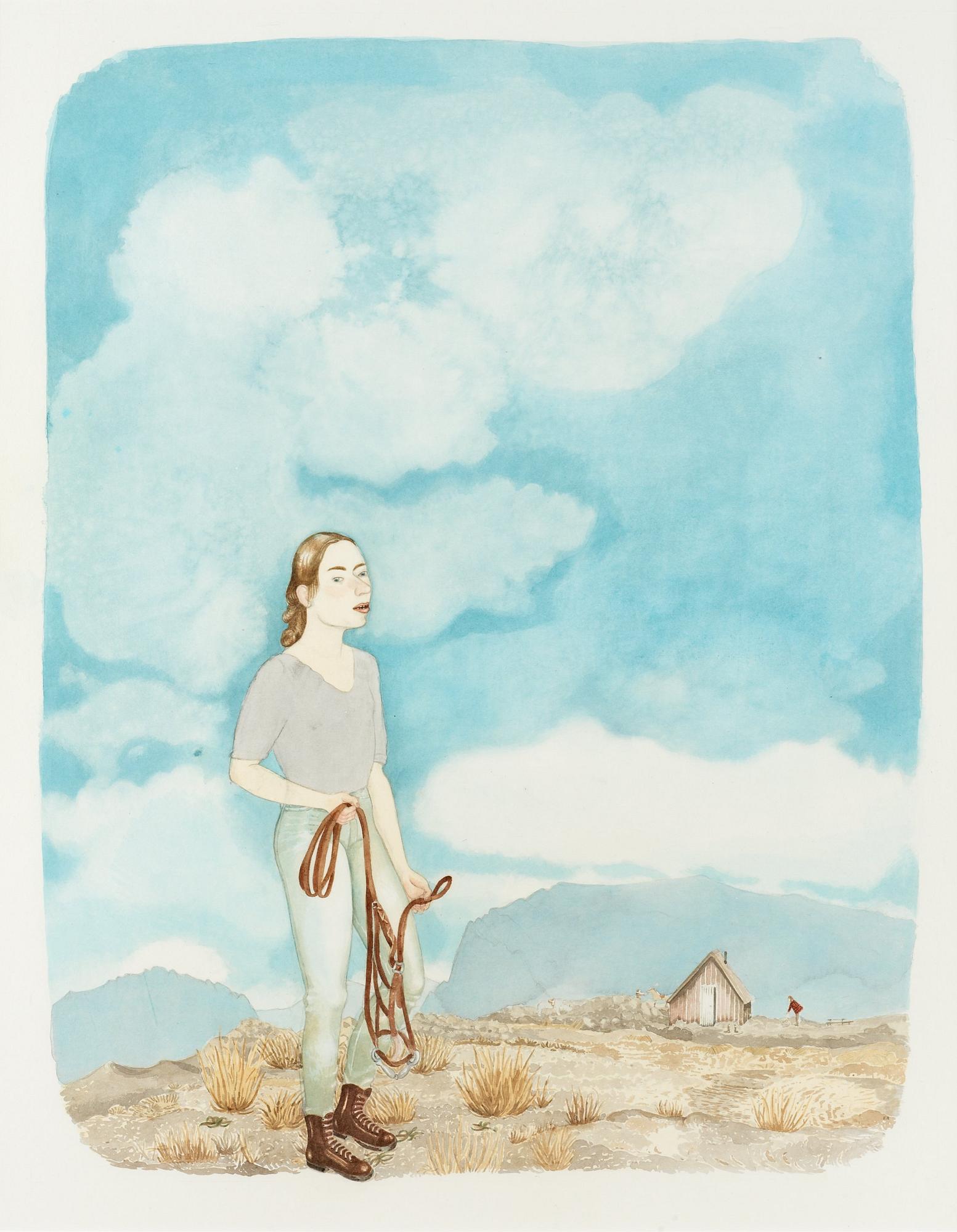 Emma Åkerman, "Ryttaren" (The rider).