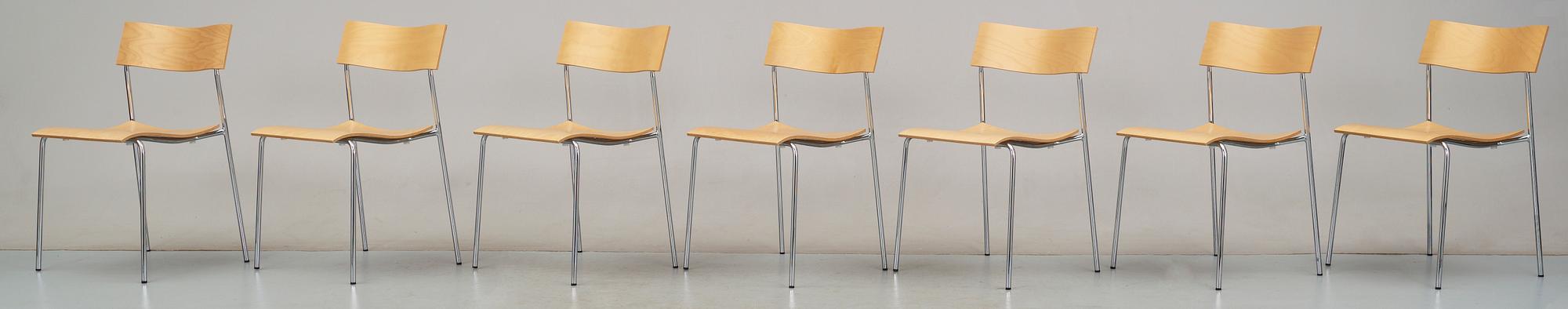 STOLAR, 7st, "Campus", Johannes Foersom o Peter Hiort för Lammhults, 2000-tal.