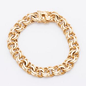 BRACELET, 18K gold, 42,8 g, measurements approx 19 x 1 cm, Stockholm 1978.