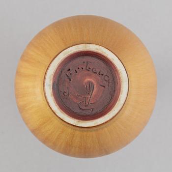 Berndt Friberg, a stoneware vase, Gustavsberg studio, Sweden 1962.