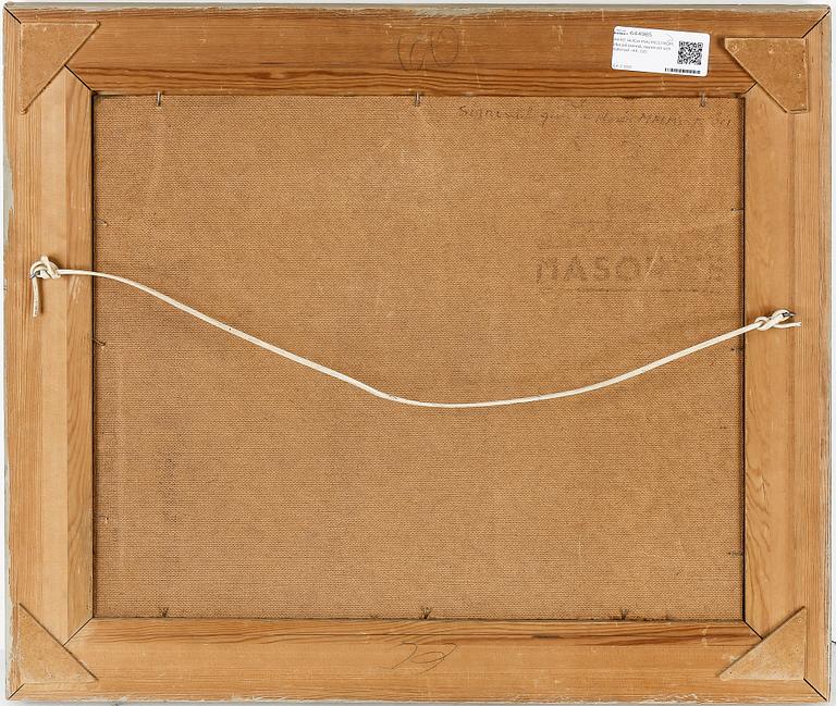 AKKE HUGH MALMESTRÖM, olja på pannå, signerad och daterad -44.